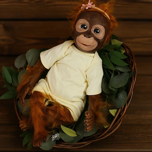 Lifereborn 18 ''réaliste réaliste <span class=keywords><strong>Reborn</strong></span> <span class=keywords><strong>singe</strong></span> poupées Silicone vinyle Bebe <span class=keywords><strong>singe</strong></span> jouets jouant des poupées pour enfants cadeaux - Product Image 6