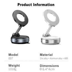 Phone Car Holder with Magnet Vacuum Suction Waterproof 360 <b>Rotation</b> Adjustable Height Flexible <b>Desk</b> Compatible - Product Image 5