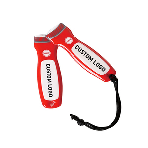 Promotional Custom Logo LED Flat Magnetic Flashlight PVC Torch Keychain Light Camping Emergency Use Includes Battery