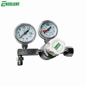Basınç göstergesi 0-4000PSI ve CGA540 oksijen regülatörü için akış ölçer ile tıbbi oksijen silindiri - Product Image 4