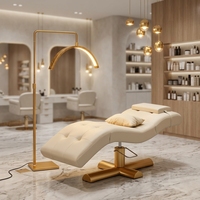 Lit de traitement de beauté de nouvelle conception et table de massage des cils avec une durabilité fiable Lit De Beauté