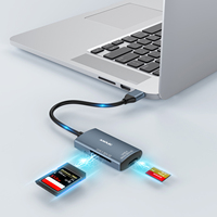 Adaptador de lector de tarjetas SD 4,0 312 MB/s para MicroSD/2000/I compatible con lector de tarjetas de memoria OTG Plug & Play