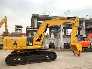 Excavadora Usada Komatsu PC160 de 16 Toneladas, Excavadora de Orugas Komatsu PC160, PC160LC-7, PC120, PC130 - Product Image 3