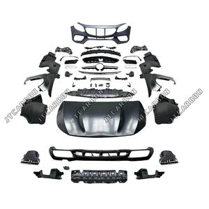 Kit corpo largo 1:1 per <span class=keywords><strong>2016</strong></span> + <span class=keywords><strong>Mercedes</strong></span> E classe <span class=keywords><strong>W213</strong></span> lifting E63S AMG paraurti anteriore auto griglia parafanghi cofano labbro posteriore - Product Image 1