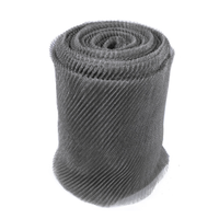 Maille en fil de fer tricoté en acier inoxydable 304 pour filtre à gaz et liquide, désembueur pour les industries de la restauration et du commerce de détail