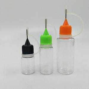 Petit flacon applicateur transparent en PET de 5 ml, 10 ml, 15 ml, 20 ml avec embout à aiguille, bouchon sécurité enfant pour médicaments liquides - Product Image 2