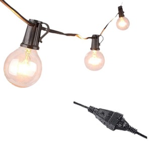 G40 bóng đèn sợi đốt ngoài trời cổ điển toàn cầu chuỗi ánh sáng cho Vòng Hoa đường phố kỳ nghỉ bên đèn - Product Image 6