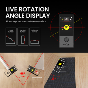 כלי מדידה חזותית יישור לייזר עם תצוגת זווית סיבוב בזמן אמת - Product Image 4