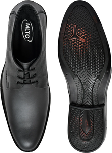 Chaussures habillées décontractées légères en cuir véritable noir pour hommes, coupe classique, confortables pour le quotidien et les affaires, design intemporel, livraison rapide - Product Image 5