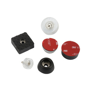 Patins de protection pour pieds de meubles en caoutchouc écologique 2401, antidérapants, auto-adhésifs, pour tables et chaises, durables et amortissants - Product Image 1