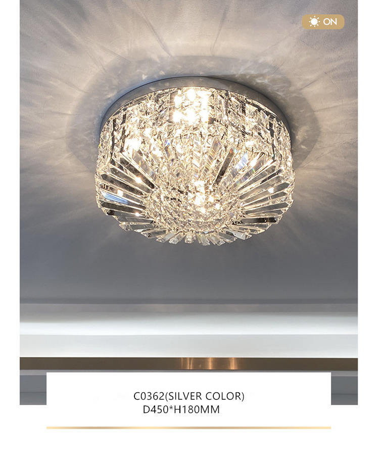 中山热卖圆形金色豪华吊灯高吊灯现代吊灯水晶灯天花板