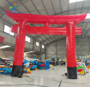 Arche gonflable Torii rouge japonaise de conception nouvelle pour événements - Product Image 2