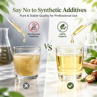 Huile naturelle de lin, d'avocat et de jojoba pressée à froid pour les cheveux secs et les soins du corps