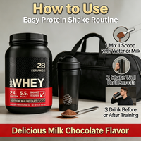 Poudre de Protéine de Lactosérum 100% Saveur Chocolat au Lait Extrême, 24g de Protéines, 5.5g de BCAA, 28 Portions, 907g (2LB), Testé sans Substances Interdites, pour Musculation Adulte