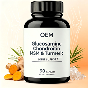 Capsules de Glucosamine Chondroïtine à Marque Blanche OEM avec MSM et Curcuma – Complément de Soutien Articulaire pour Femmes et Hommes - Product Image 1