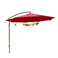 판매 비치/수영장 우산 백색 정원 우산 골프 우산 파라솔 (DH-N102)