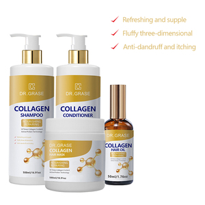 Ensemble Shampooing <span class=keywords><strong>et</strong></span> Après-Shampooing au Collagène Naturel Sans Sulfate, <span class=keywords><strong>Anti</strong></span>-<span class=keywords><strong>Chute</strong></span>, Réparateur, Hydratant <span class=keywords><strong>et</strong></span> <span class=keywords><strong>Anti</strong></span>-<span class=keywords><strong>Pelliculaire</strong></span>, Marque Privée - Product Image 6