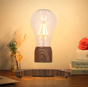 Lámpara de Mesa LED Magnética Levitante HCNT, Bombilla ABS Flotante, Luz Nocturna de Tamaño Mediano para Sala de Estar, Regalos Personalizados - Product Image 3