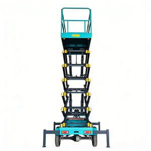 Plataforma Elevadora de Tijera Eléctrica para Triciclo, Grúa Elevadora de Acero al Manganeso con Presión de Aceite, 2 Personas, 4-6m/min - Product Image 3