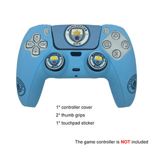 Football club design soie impression Silicone peau Protection poignée housse pour playstation <span class=keywords><strong>5</strong></span> PS5 dualshock contrôleur accessoires - Product Image 3