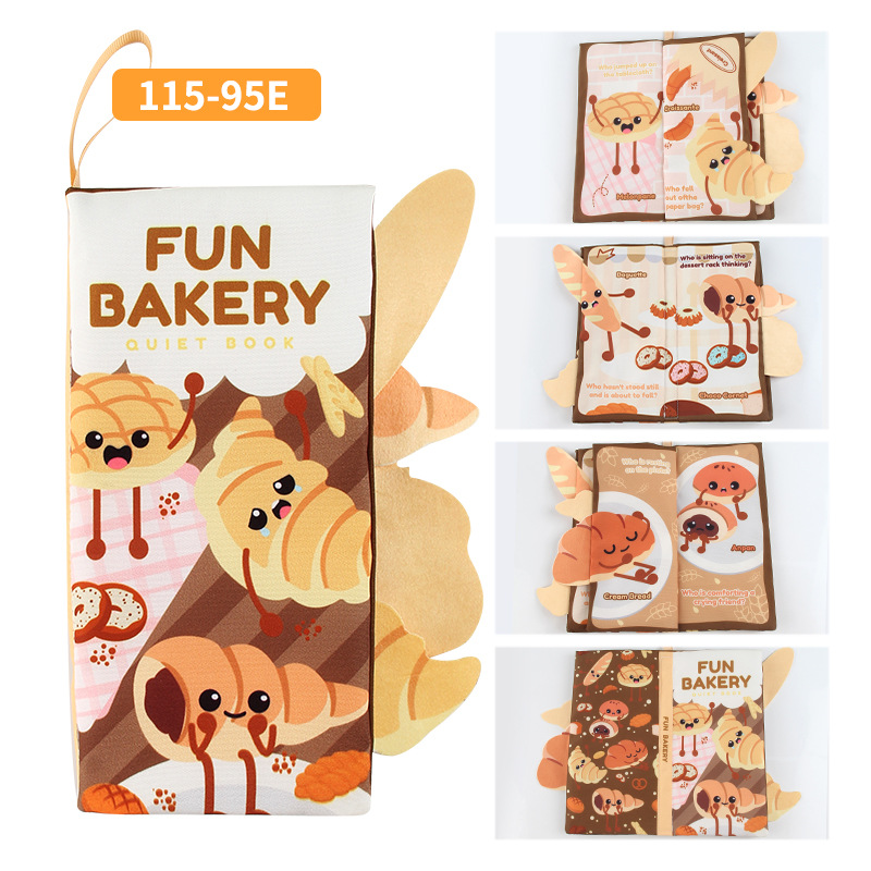 E bread tail cloth book four pages eight 44g