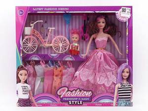 Set di Bambole da 11,5 Pollici per Giochi di Moda per Bambine, Giocattolo con Vestiti per Bambole - Product Image 4