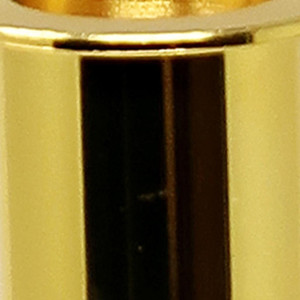 HMS 14 \ "chiaro e oro Geo stack cristallo conico candelabro elegante tavolo di cristallo portacandele - Product Image 5