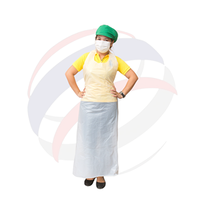 Tablier en plastique jetable durable et léger, polyvalent, imperméable, multi-usages pour la préparation alimentaire, uniformes de restaurant et de bar - Product Image 1