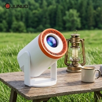 Projecteur HD de camping extérieur automatique TURN1 4K avec décodage 0.9:1, courte focale, 200 ANSI LED LCD, Android 14 intelligent, WiFi 5G, BT, 235 pouces