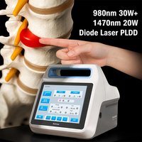 Laser de décompression discale 980+1470nm pour le traitement de la hernie discale intervertebrale (PLDD) – Appareil laser orthopédique avec accessoires
