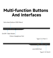 Shenzhen vente en gros 15.6 "moniteur portable technologie d'écran QLED léger deuxième affichage étendu pour ordinateur portable MacBook