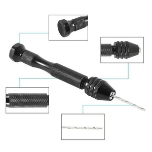 Mini <b>Hand</b> <b>Drill</b> With Hss Twist Bit Hex Shank For Nonferrous Metals Woodworking - Product Image 1