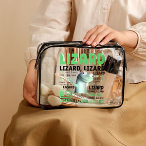 Sacs de toilette de voyage en PVC transparent pour femmes, 1 pièce - Product Image 4