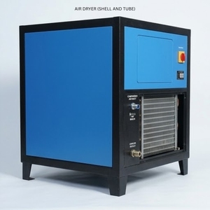 Secador de aire de carcasa y tubos, secador refrigerado, secador industrial para compresores de aire, tratamiento de aire comprimido, control de humedad - Product Image 2