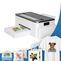 Imprimante DTF A3, machine d'impression DTF avec système de circulation d'encre blanche pour l'impression personnalisée de t-shirts, de sweats à capuche et de sacs fourre-tout