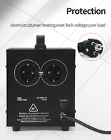Maison 2KVA stabilisateur de tension automatique monophasé 220V transformateur toroïdal courant alternatif régulateurs de tension automatiques AVR 1600W