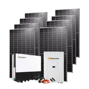 完整的储能系统家用3Kw 5Kw 7Kw 8Kw 10Kw混合离网太阳能电池板电源系统