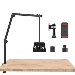 ขาตั้งไมโครโฟนแบบแขนยืดหดได้ รุ่น Vijim LS24 สำหรับกล้อง DSLR และสมาร์ทโฟน รองรับไมโครโฟน <span class=keywords><strong>Blue</strong></span> <span class=keywords><strong>Yeti</strong></span> - Product Image 2