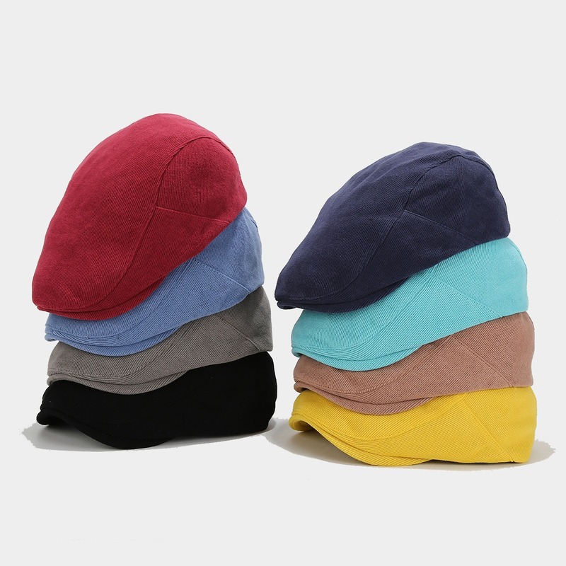 Wholesale Adjustable Newsboy Plaid Flat Cap