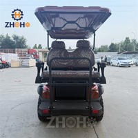 Voiture de golf électrique 4 places à faible vitesse et longue portée, batterie 48V de haute qualité, conduite de type Club Car, chariot à main classique au lithium