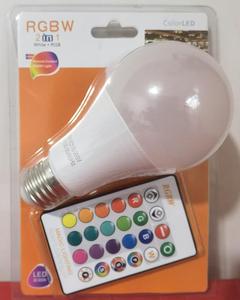 Bombilla LED RGBW A70 de 15W, Base E27, Carcasa de Plástico, Control Remoto, Regulable, Cambio Gradual de Temperatura de Color - Product Image 5