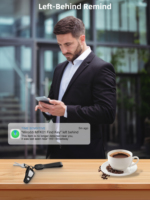 Exquise puce de localisation de clés avec batterie rechargeable intégrée, anti-perte, intelligente