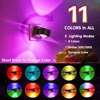 Veilleuse LOHAS à changement de couleur RGB, lumière LED ambrée, super lumineuse, avec capteur, moderne, à brancher sur prise murale, pour chambre d'enfant