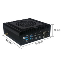 PC Industrial de 11.ª Generación I5 1135G7, Mini PC Robusto sin Ventilador, 2COM, 2LAN, 8USB, 2HDMI, 1DP