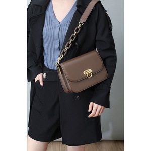 Summer Women's Bag New Fashion Single Shoulder Crossbody Bag Fashion Style Genuine Leather Cover <b>Square</b> Ladies Bag - Product Image 3