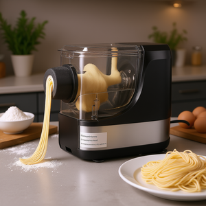 Machine à pâtes électrique automatique, 8 options de formes, modèle de table en plastique pour usage domestique D0100X3ESTJ, prise AU - Product Image 2