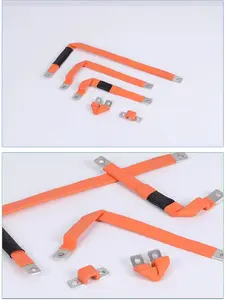 Jeu de barres flexibles laminées en cuivre Connecteurs de barres barres omnibus haute tension