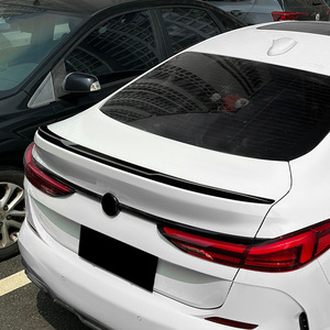 Bmw Rear Trunk Spoiler Ducktail Piano Black Carbon Fiber Texture Abs For 2020 Bmw 2 Series F44 Gran Coupe - Product Image 4