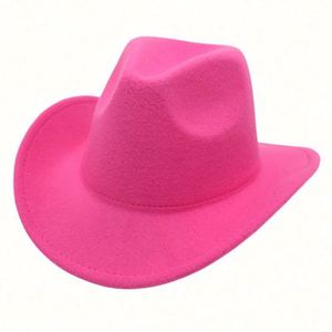 Sombrero de Vaquero con Borde Enrollado Tridimensional, Estilo Europeo y Estadounidense, para Todas las Estaciones, Moda para Exteriores - Product Image 6