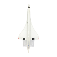 Nouveauté, modèle d'avion en alliage 16cm, avion avec logo personnalisé, modèle d'avion Concorde français moulé sous pression